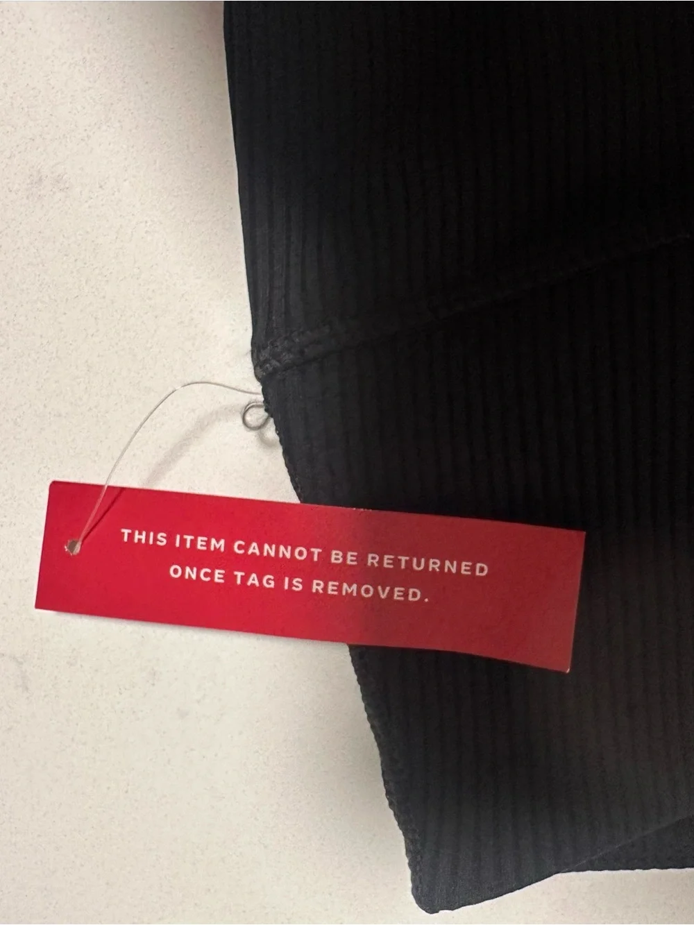 CARBON38 Black Ribbed Shortie
